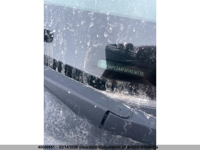 5NPE24AF6FH036135 Hyundai SONATA SE