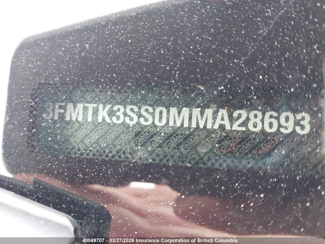 40049707 :رقم المزاد ، 3FMTK3SS0MMA28693 vin ، 2021 Ford Mustang Mach-e Premium مزاد بيع