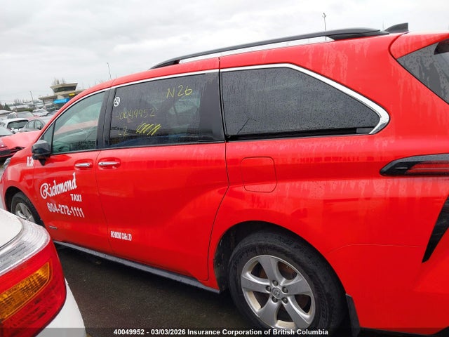 5TDGRKEC6MS033350 Toyota Sienna Le/xle/xse/limited/platinum