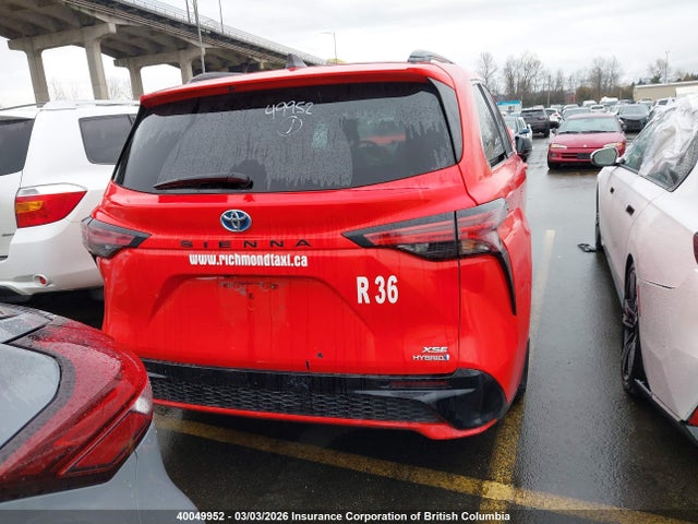5TDGRKEC6MS033350 Toyota Sienna Le/xle/xse/limited/platinum