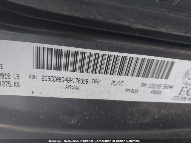2C3CCABG4GH170358 Chrysler 300
