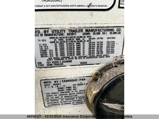 Utility Van Trailer 2018 1UYVS2532J3240909 Image 10