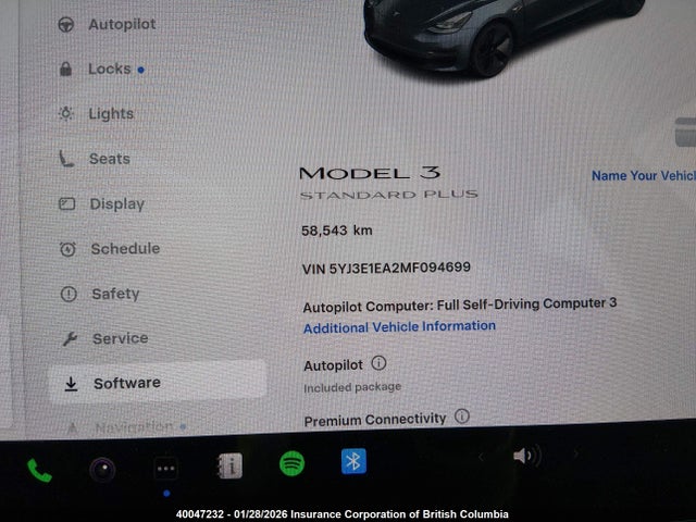 Tesla MODEL 3 2021 5YJ3E1EA2MF094699 Image 7