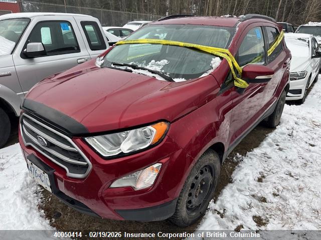 MAJ6P1UL0JC193384 Ford Ecosport Se