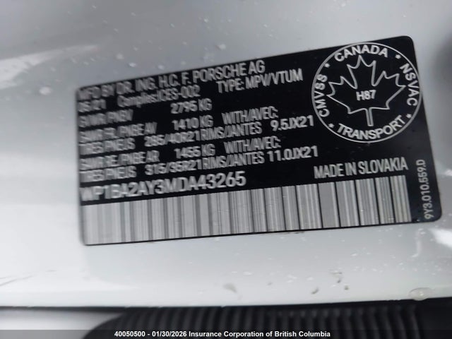 Porsche Cayenne Coupe 2021 WP1BA2AY3MDA43265 Image 18