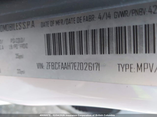 ZFBCFAAH7EZ026171 Fiat 500