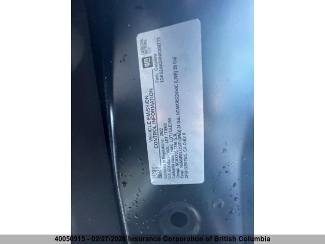 1GKS2AKD4NR308773 GMC Yukon