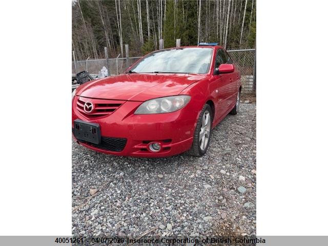 Aukcja sprzedaży 2004 Mazda 3 S, vin: JM1BK123741198186, numer aukcji: 40051261