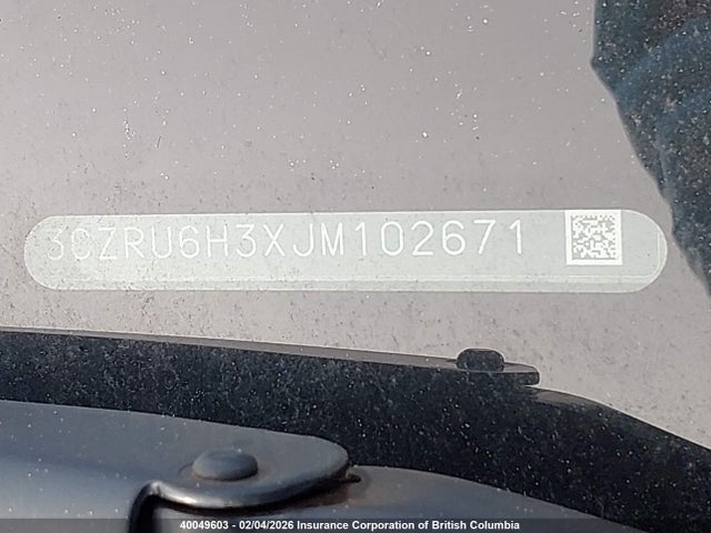 3CZRU6H3XJM102671 Honda HR-V LX