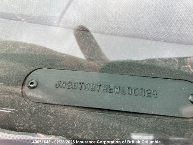 2006 Nissan X-trail Xe/se/le მანქანა იყიდება აუქციონზე, vin: JN8BT08T86W100324, აუქციონის ნომერი: 40051648