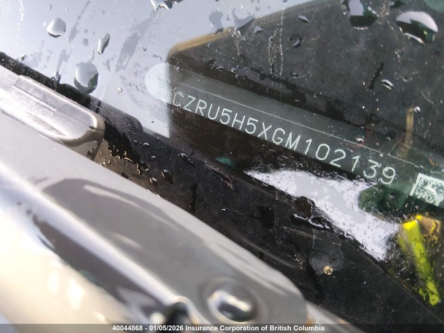 3CZRU5H5XGM102139 Honda HR-V EX