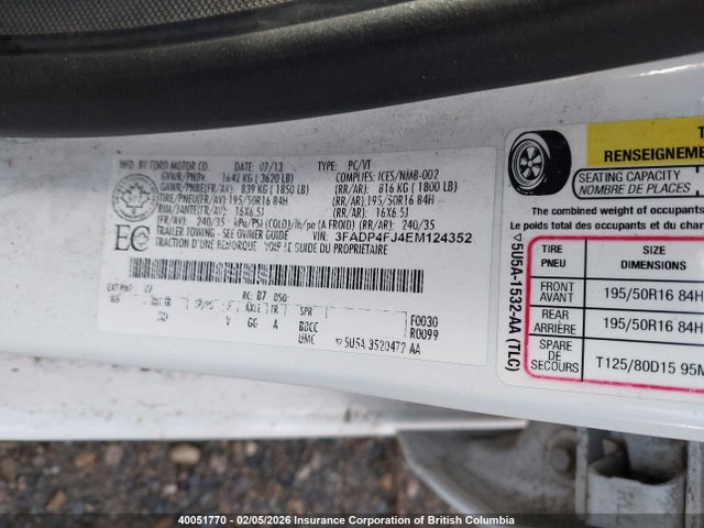 Ford Fiesta Titanium 2014 3FADP4FJ4EM124352 Image 18