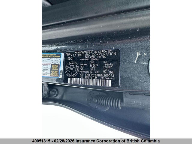 KNDEPCAA8M7209073 KIA Seltos Lx