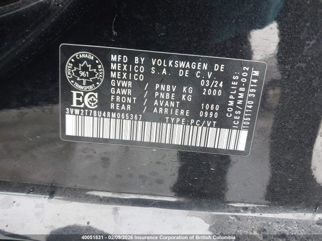 3VW2T7BU4RM065367 Volkswagen Jetta