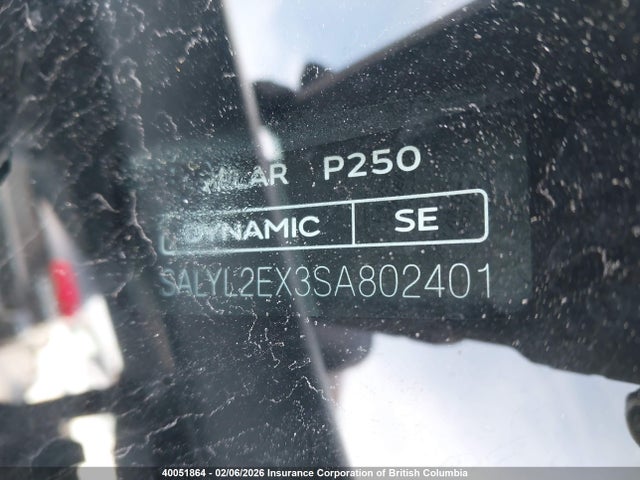 Land Rover Range Rover Velar Dynamic Se 2025 SALYL2EX3SA802401 Image 9