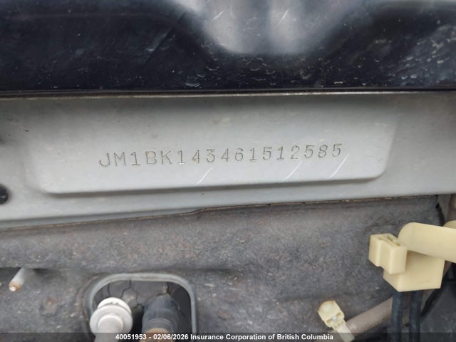 Aukcja sprzedaży 2006 Mazda 3 Hatchback, vin: JM1BK143461512585, numer aukcji: 40051953