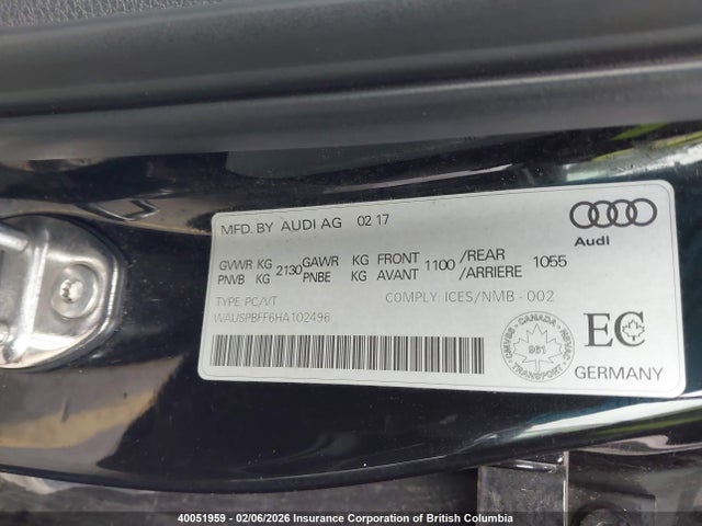Audi A3 2017 WAUSPBFF6HA102496 Image 9