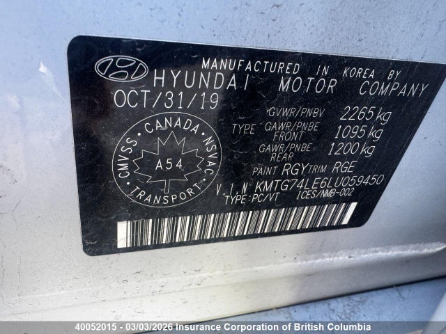 Genesis G70 2020 KMTG74LE6LU059450 Image 11
