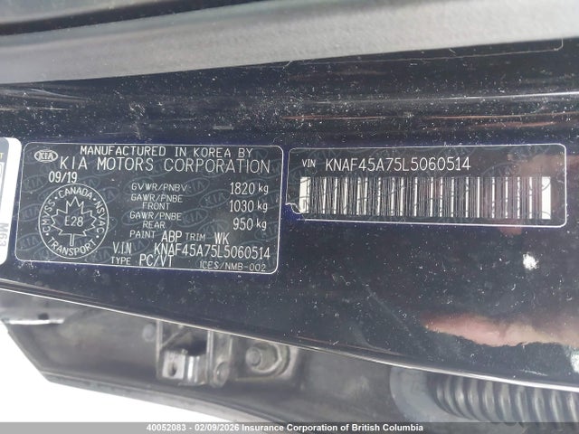 KIA Forte 2020 KNAF45A75L5060514 Image 9