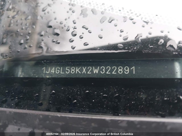 Продажа на аукционе авто 2002 Jeep Liberty Limited, vin: 1J4GL58KX2W322891, номер лота: 40052164