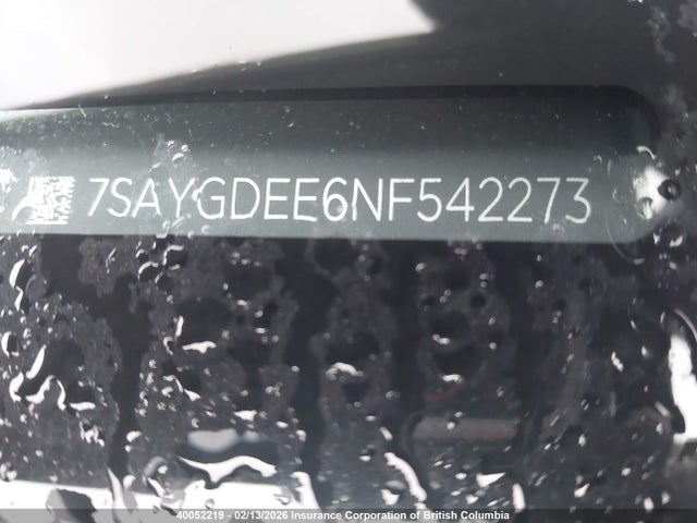 7SAYGDEE6NF542273 Tesla Model Y