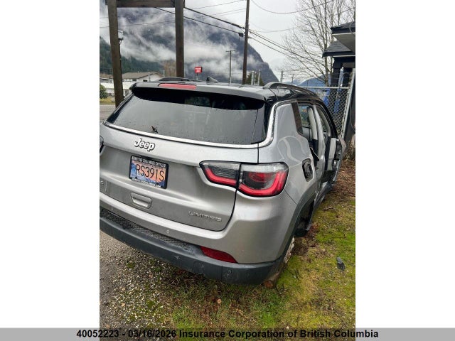 2018 Jeep Compass Limited მანქანა იყიდება აუქციონზე, vin: 3C4NJDCB7JT329600, აუქციონის ნომერი: 40052223