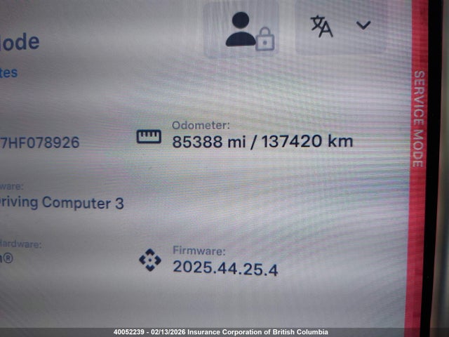 5YJXCDE27HF078926 Tesla Model X Awd/standard Range