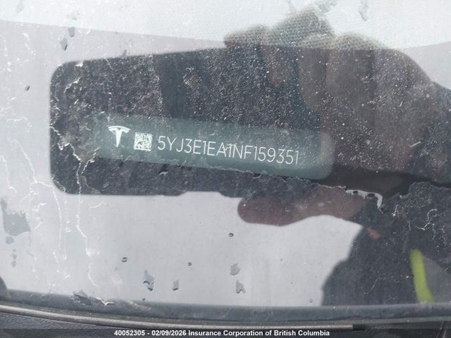 5YJ3E1EA1NF159351 Tesla MODEL 3