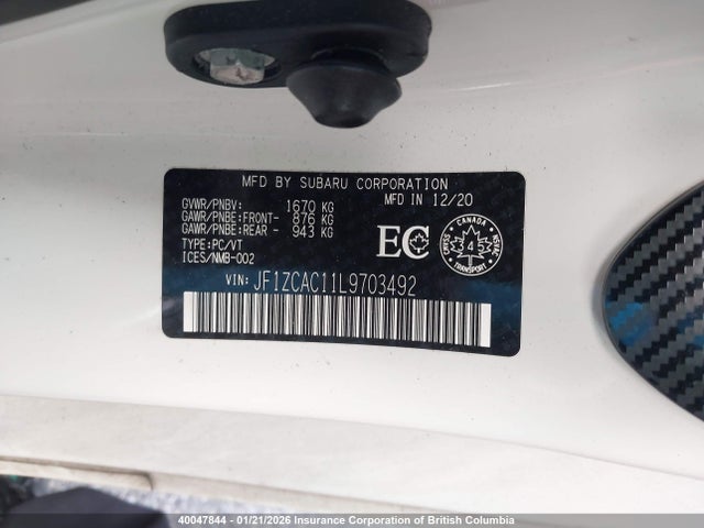 Subaru Brz Limited 2020 JF1ZCAC11L9703492 Image 19