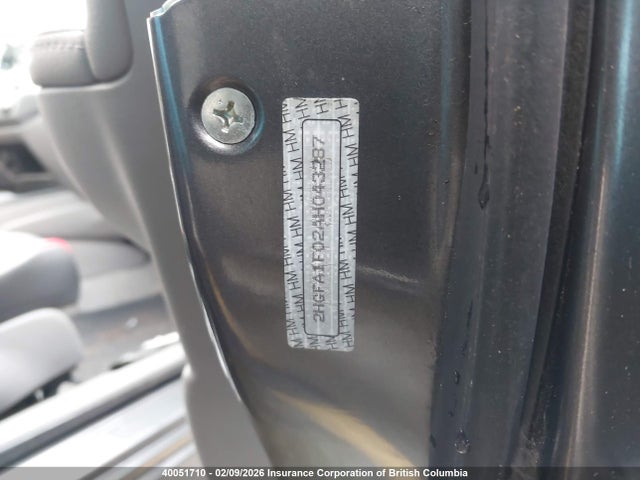 2010 Honda Civic Exl მანქანა იყიდება აუქციონზე, vin: 2HGFA1F02AH043287, აუქციონის ნომერი: 40051710