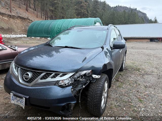 JN8AZ1MW1EW527262 Nissan Murano S/sl/sv/le