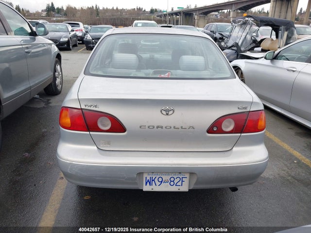2002 Toyota Corolla Ce/le/s მანქანა იყიდება აუქციონზე, vin: 2T1BR12E02C881420, აუქციონის ნომერი: 40042657