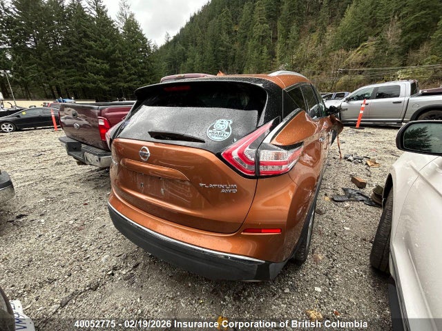 5N1AZ2MH5FN206394 Nissan Murano S/sl/sv/platinum