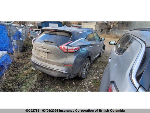 5N1AZ2MH2HN168660 Nissan Murano S/sl/sv/platinum