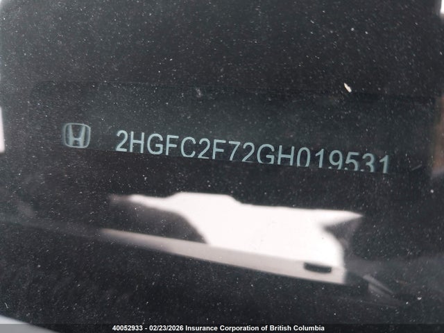 Honda Civic 2016 2HGFC2F72GH019531 Image 19
