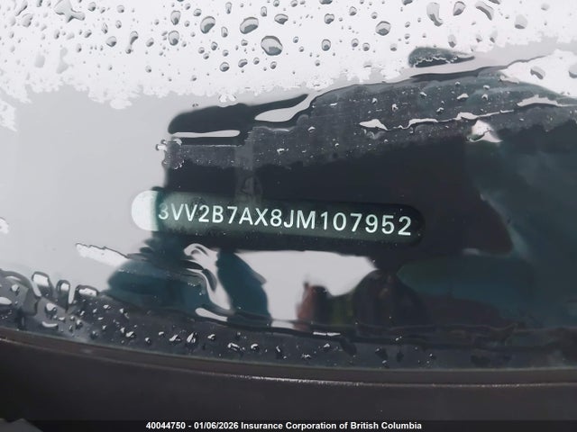 3VV2B7AX8JM107952 Volkswagen Tiguan Se/sel
