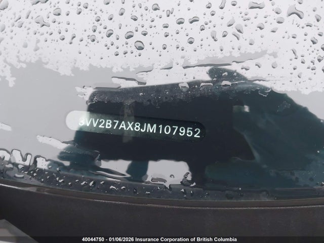 3VV2B7AX8JM107952 Volkswagen Tiguan Se/sel