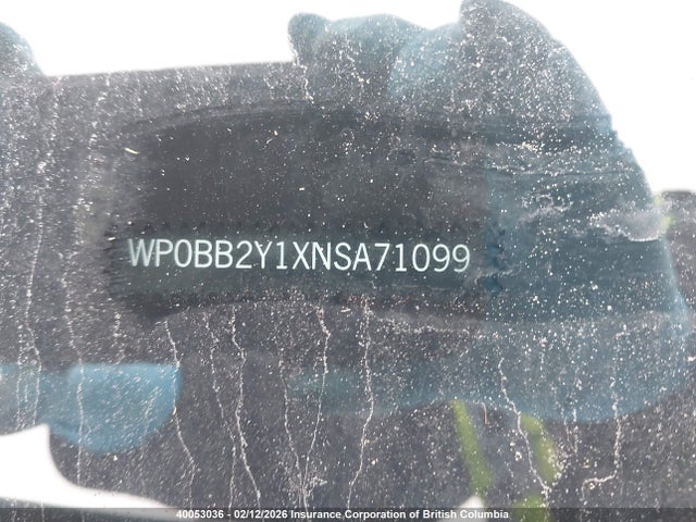 WP0BB2Y1XNSA71099 Porsche Taycan Cross Turismo 4s
