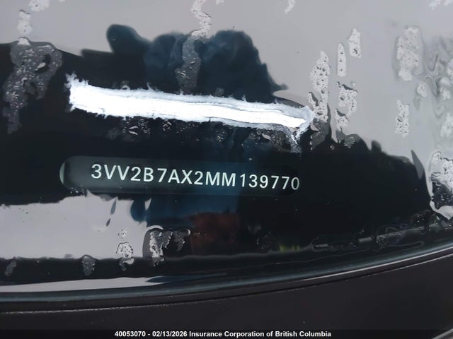3VV2B7AX2MM139770 Volkswagen Tiguan Se/se R-line Black/sel