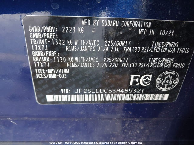 Subaru Forester Premium 2025 JF2SLDDC5SH489321 Image 9