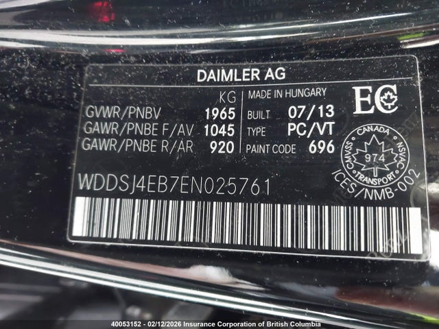Mercedes-Benz CLA 250 2014 WDDSJ4EB7EN025761 Image 9