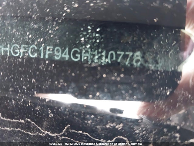 Honda Civic 2016 2HGFC1F94GH110778 Image 19