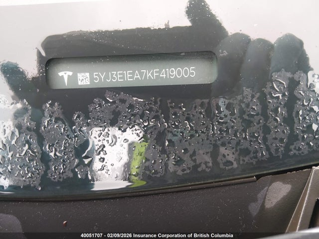 5YJ3E1EA7KF419005 Tesla MODEL 3
