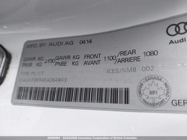 Audi A5 Premium Plus 2014 WAUWFBFR4EA064843 Image 9