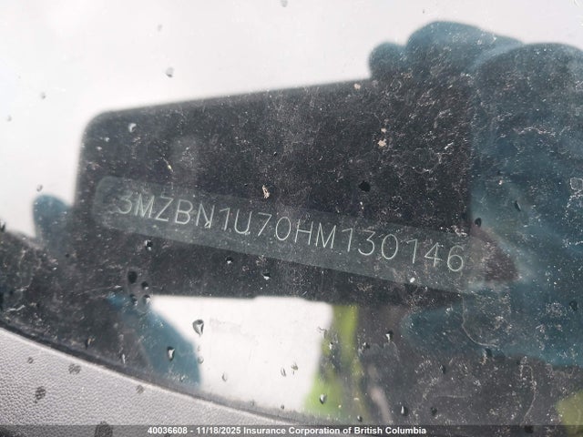 3MZBN1U70HM130146 Mazda 3 SPORT