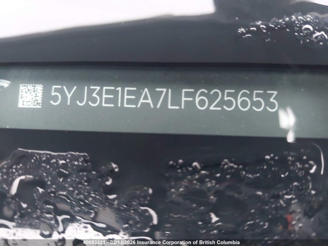5YJ3E1EA7LF625653 Tesla Model 3 Standard Range Plus