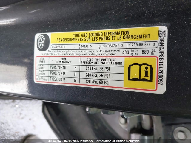 3GNCJPSB1GL200097 Chevrolet Trax
