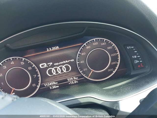 Продажа на аукционе авто 2018 Audi Q7, vin: WA1VAAF7XJD025344, номер лота: 40053381