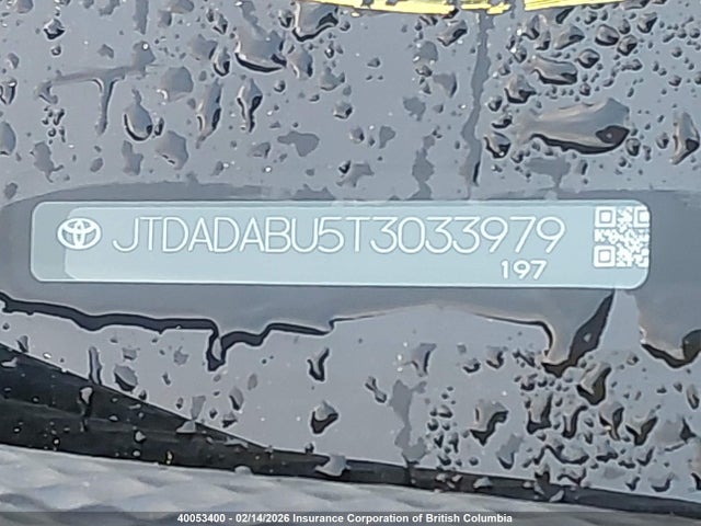JTDADABU5T3033979 Toyota Prius