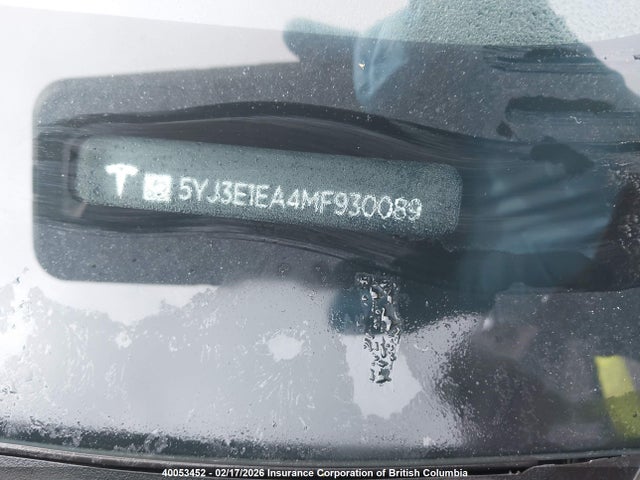 5YJ3E1EA4MF930089 Tesla MODEL 3